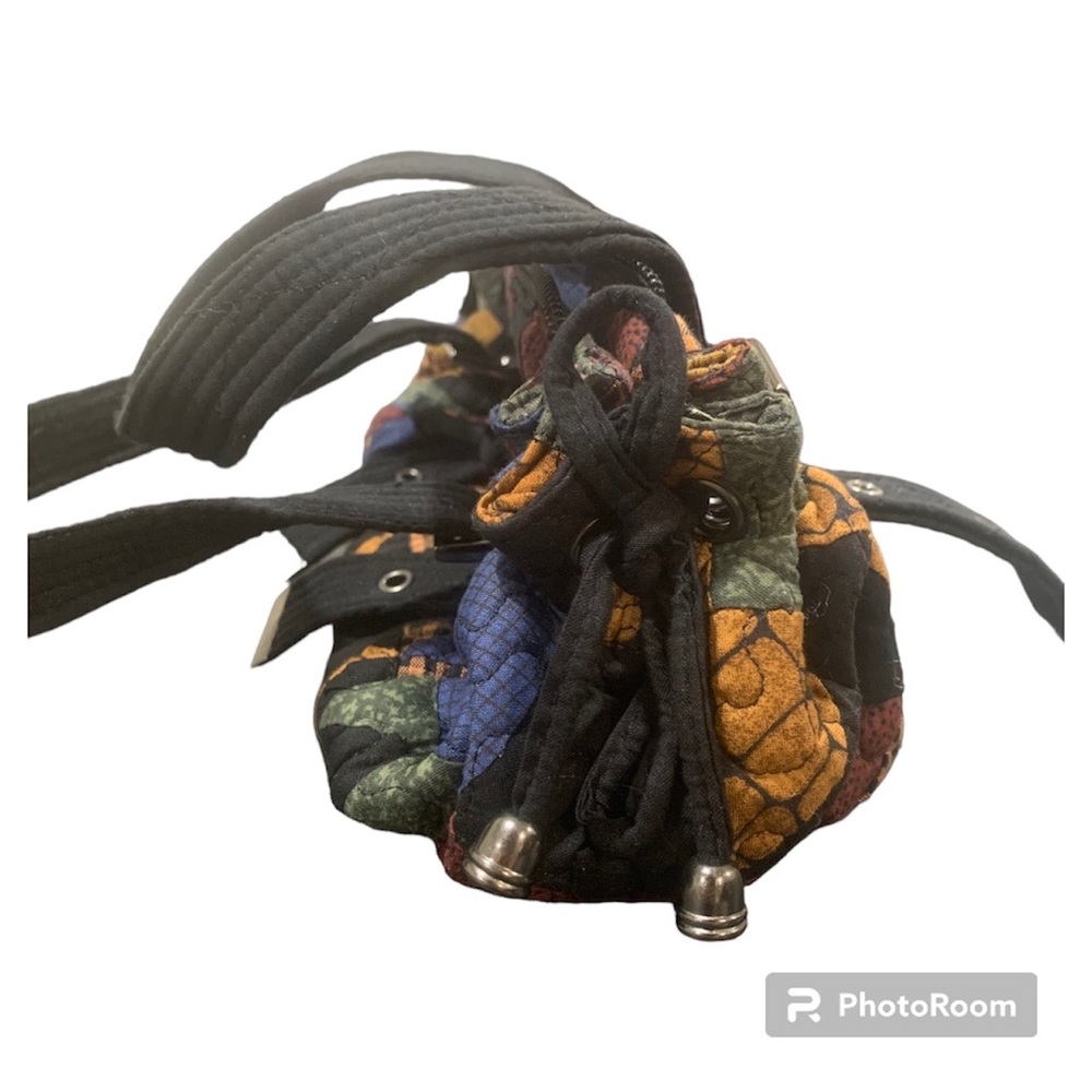 Donna Sharp Fall Colored Quilted Patchwork Clutch… - image 3